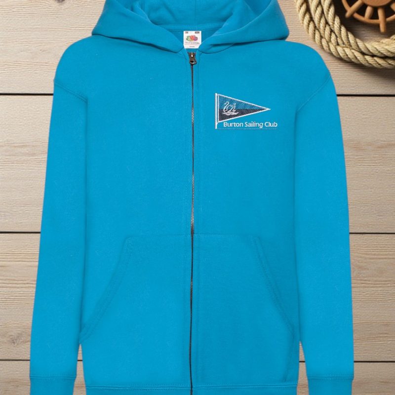 BSC Kids SS16B Fruit of the Loom Classic Zip Hooded Sweatshirt