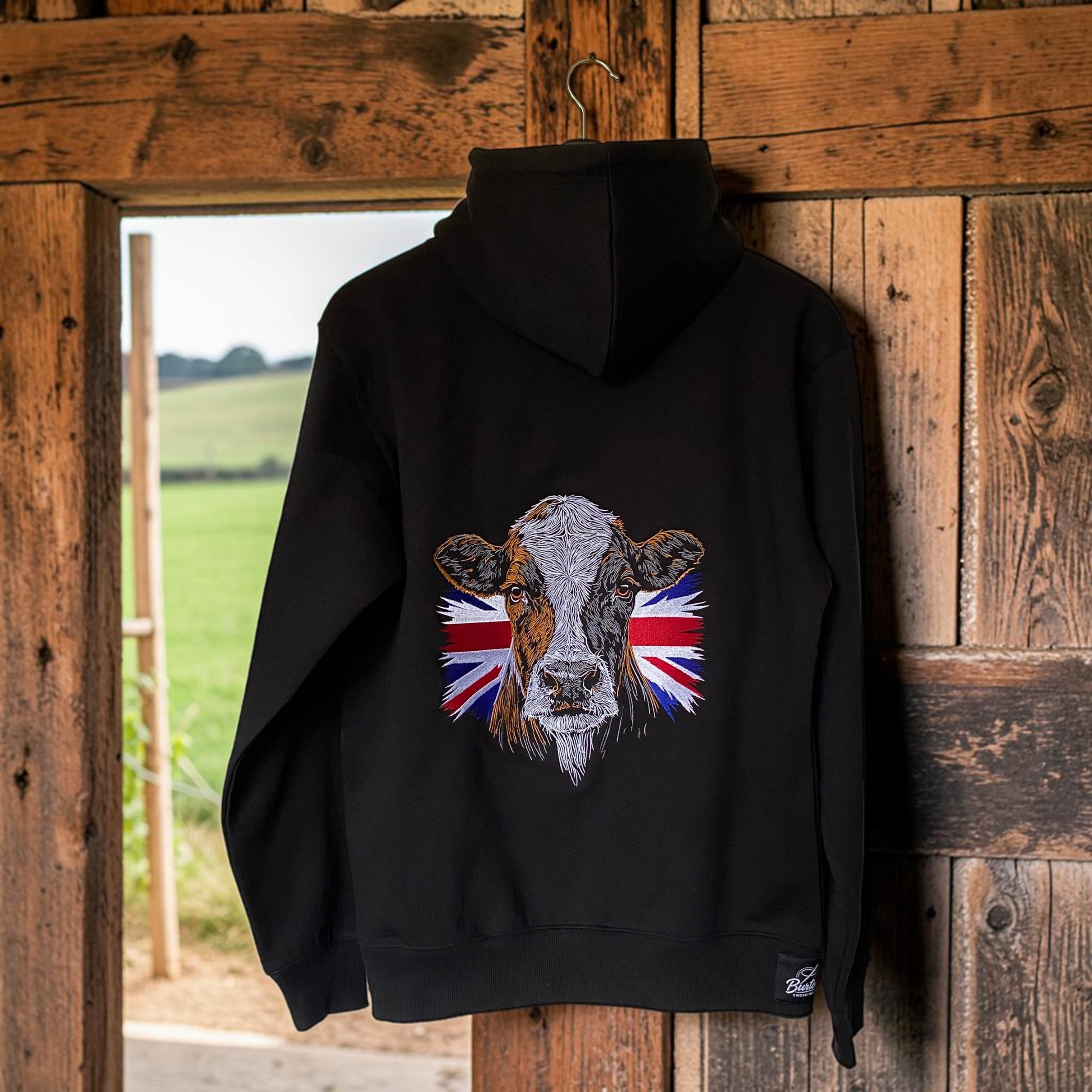 Out of The Fields Cow Hoodie