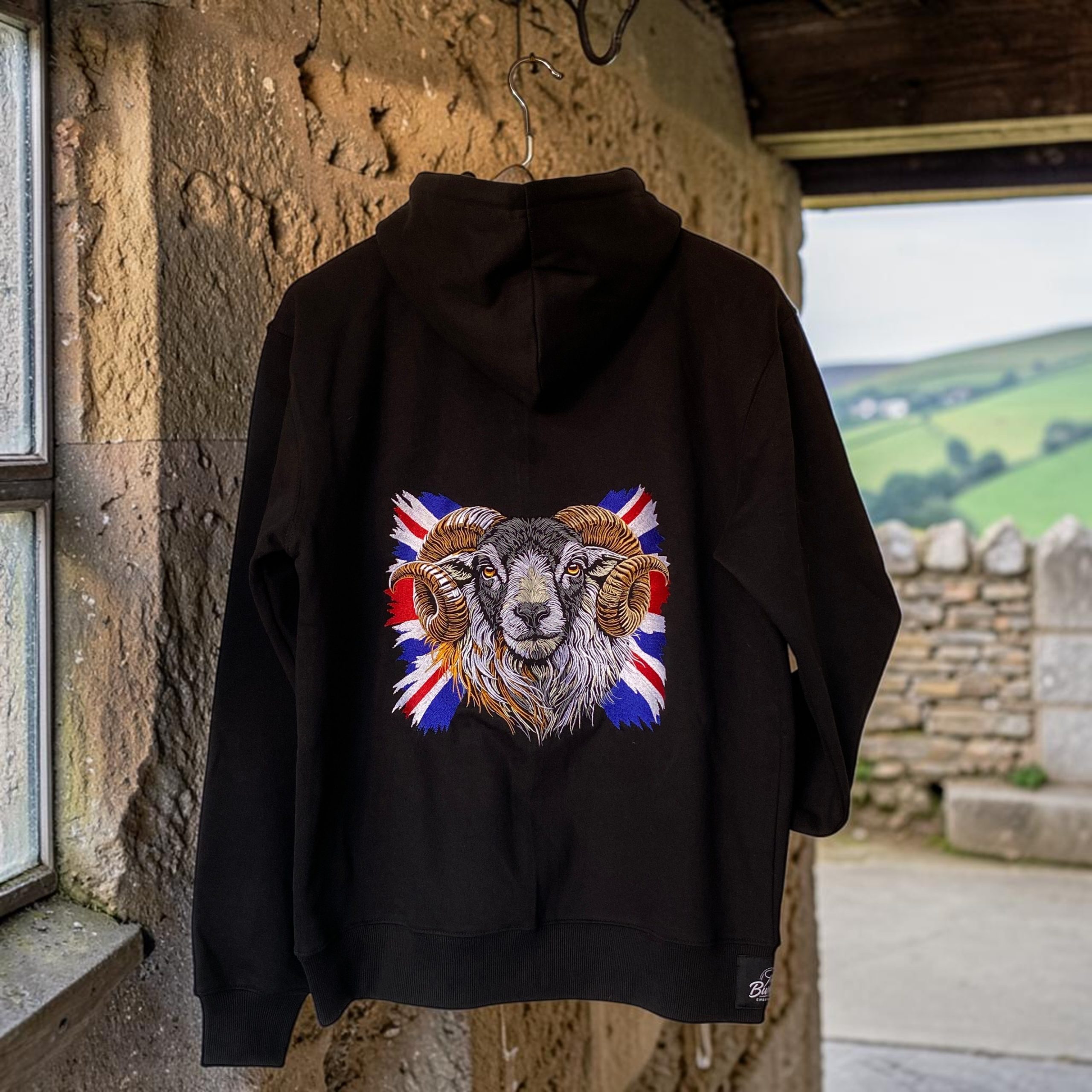 Out of The Fields Ram Hoodie